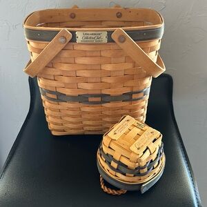 Longaberger Collectors Club 1997 and 1998 baskets
